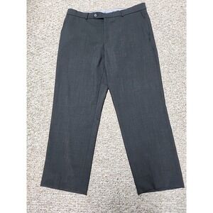 Ballin Comfort-EZE Mens Super 120s Wool Dress Pants Gray Made in Canada 38x28